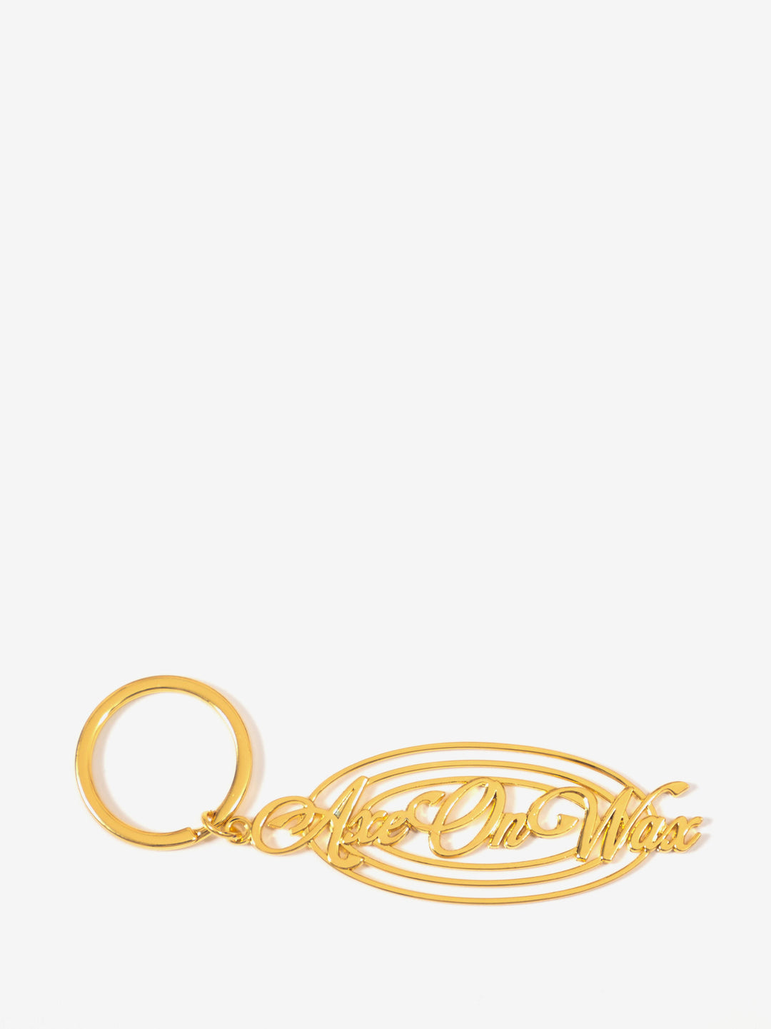 Metal Outline Keychain - Gold