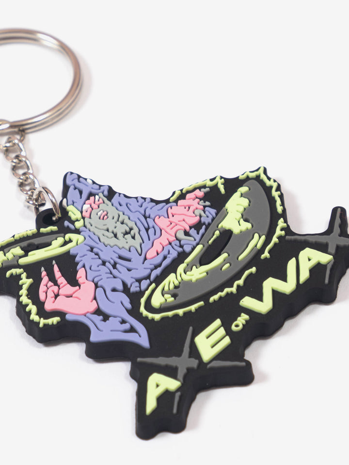 Wizard Rubber Keychain - Multi