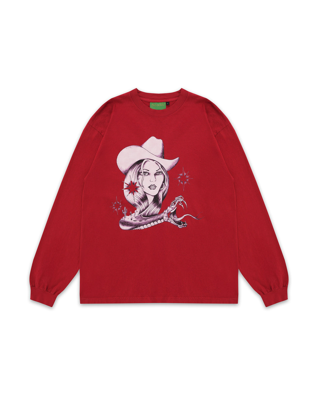 Cowgirl L/S T- Shirt - Red