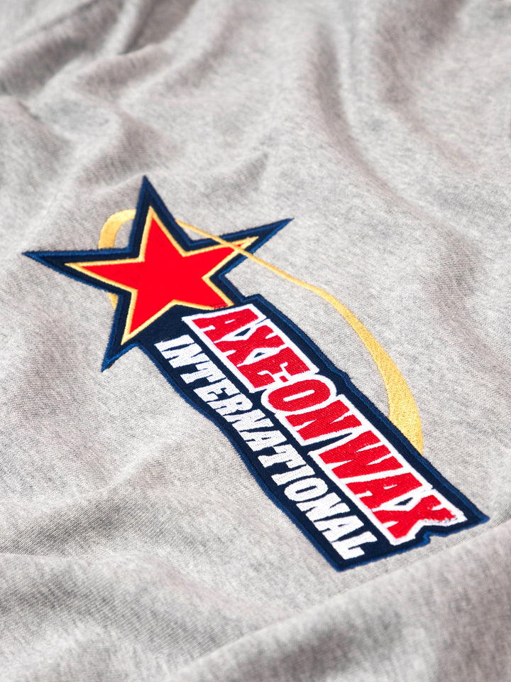 Star Embroidered Crewneck Sweatshirt - Heather Grey