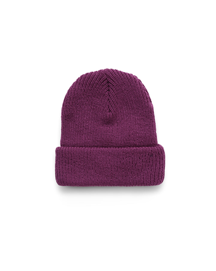 Classic Logo Wool Beanie (Purple)