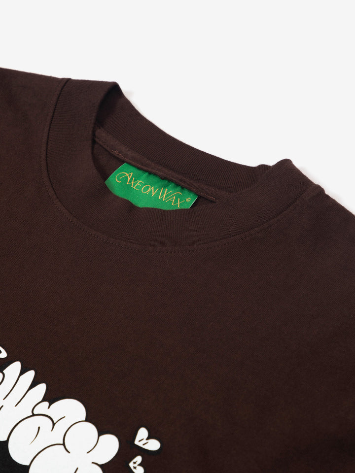 Throw Up T Shirt - Chocolate