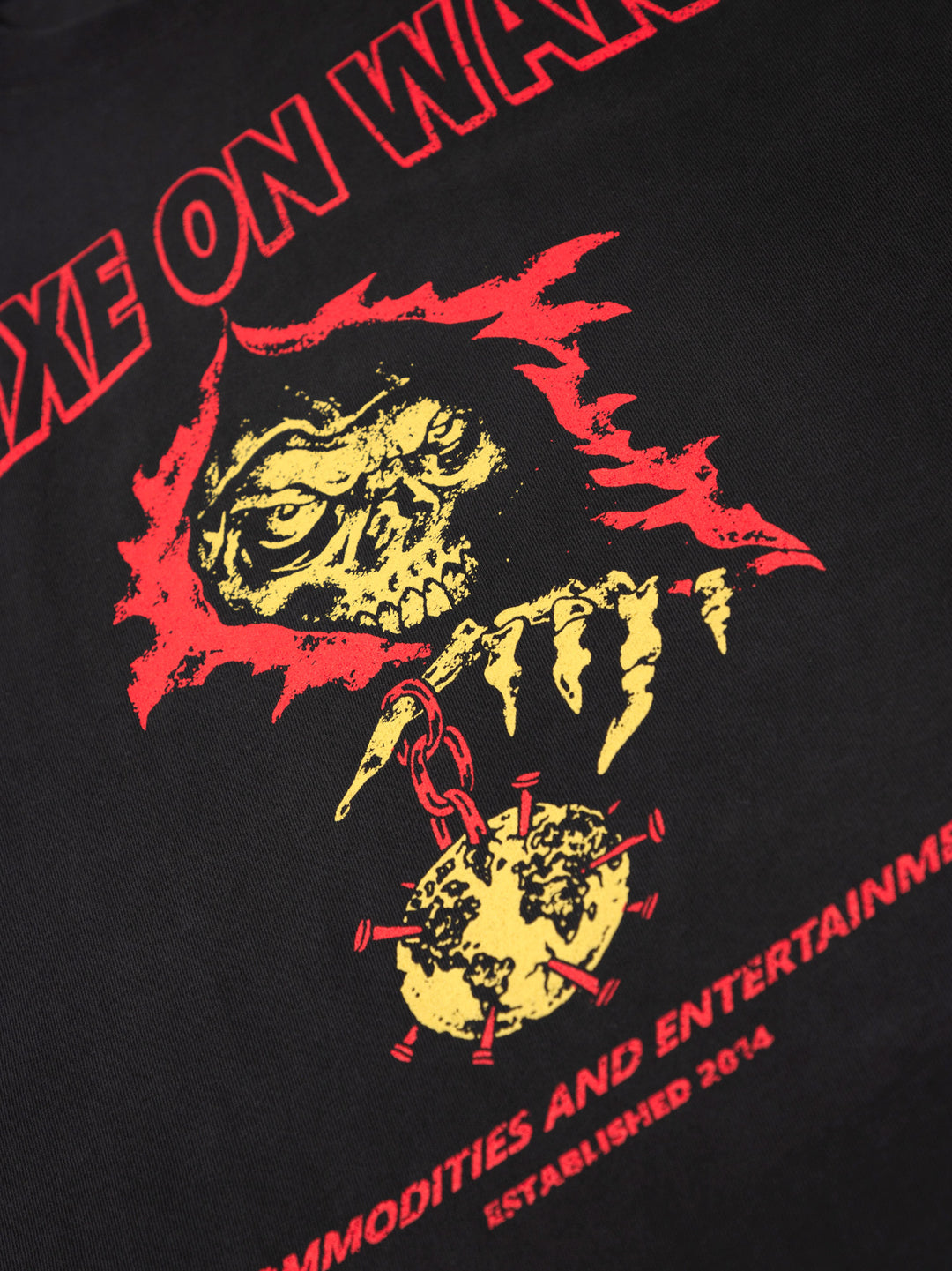 Reaper Skull T Shirt - Black