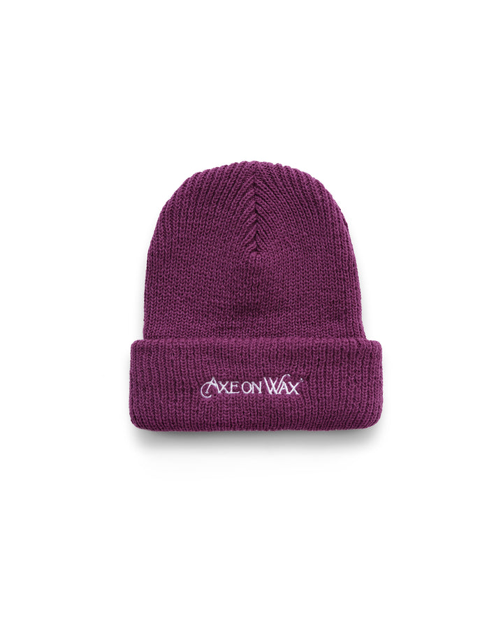 Classic Logo Wool Beanie (Purple)