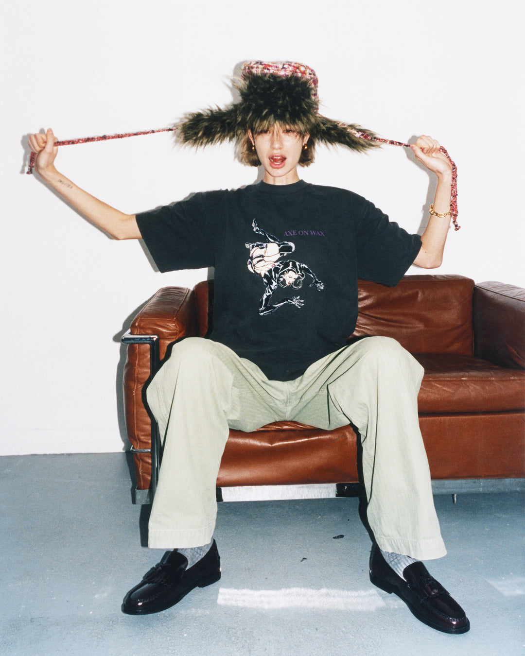 AEON Wax T Shirt - Vintage Black