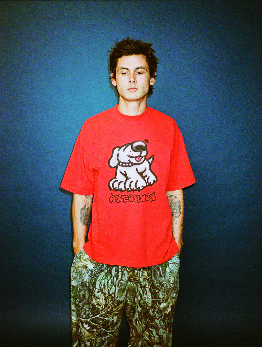 Spray Paint Dawg T-Shirt - Red