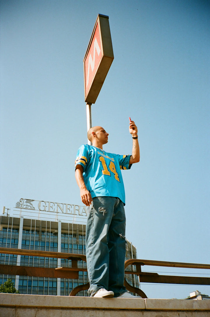 U.C.L.A Football Jersey - Blue n Yellow