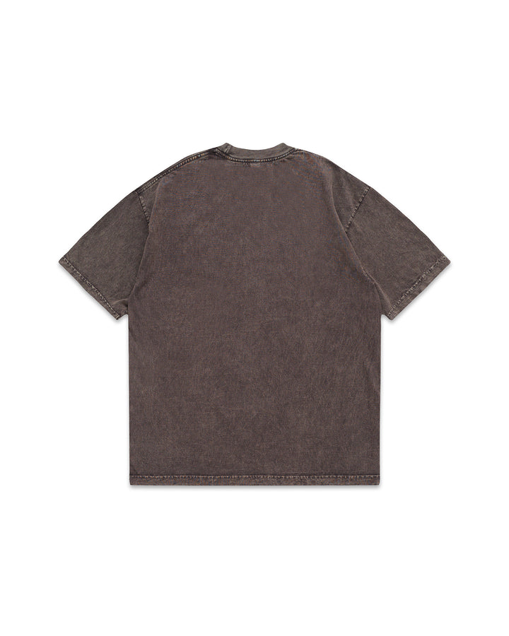 Three Heads No Brains Tee (Acid Brown)