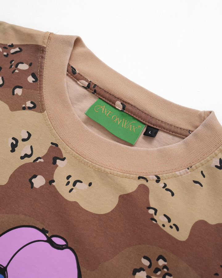 Three Heads No Brains Tee (Desert Camo)