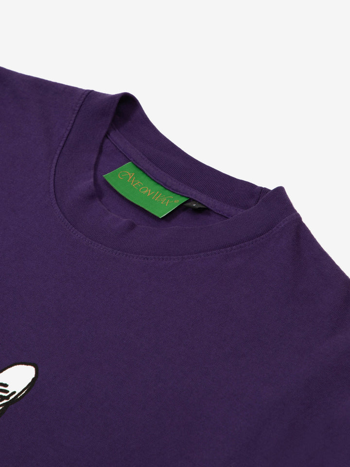 Hooded Wizard T Shirt - Purple