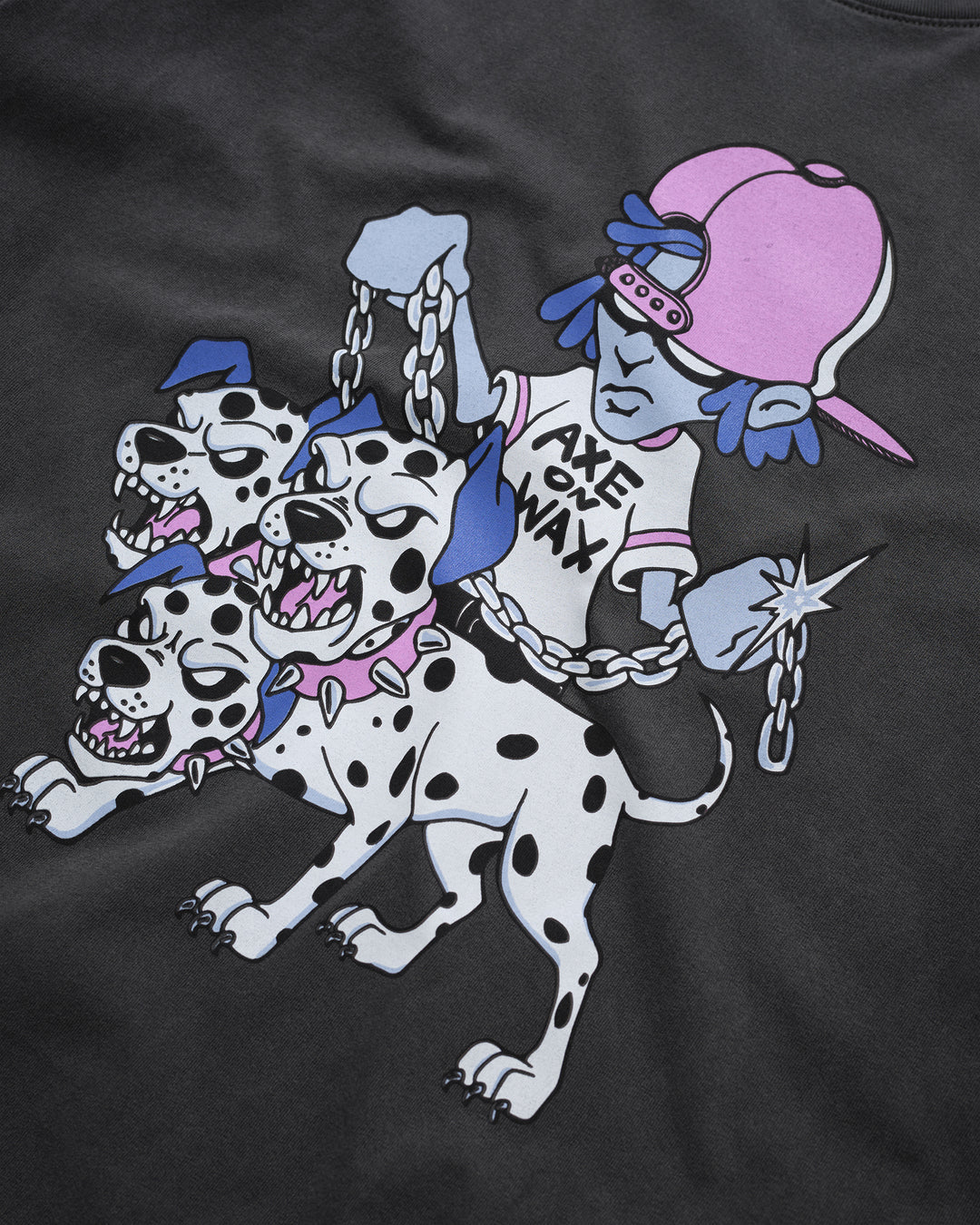Three Heads No Brains Tee (Vintage Black)