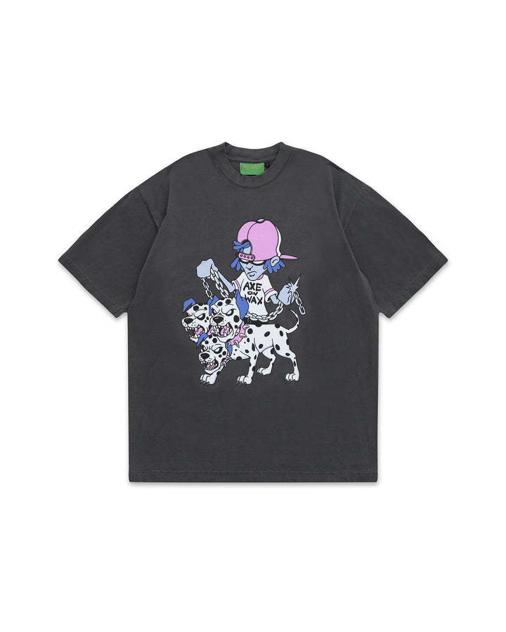 Three Heads No Brains Tee (Vintage Black)