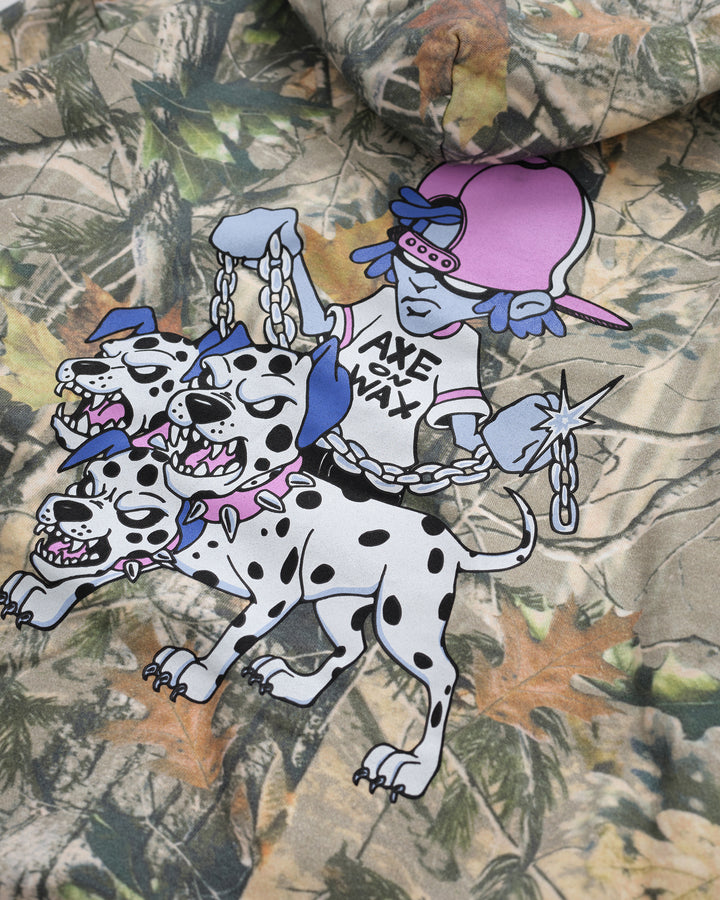 Three Heads No Brains Hoodie (Camo)