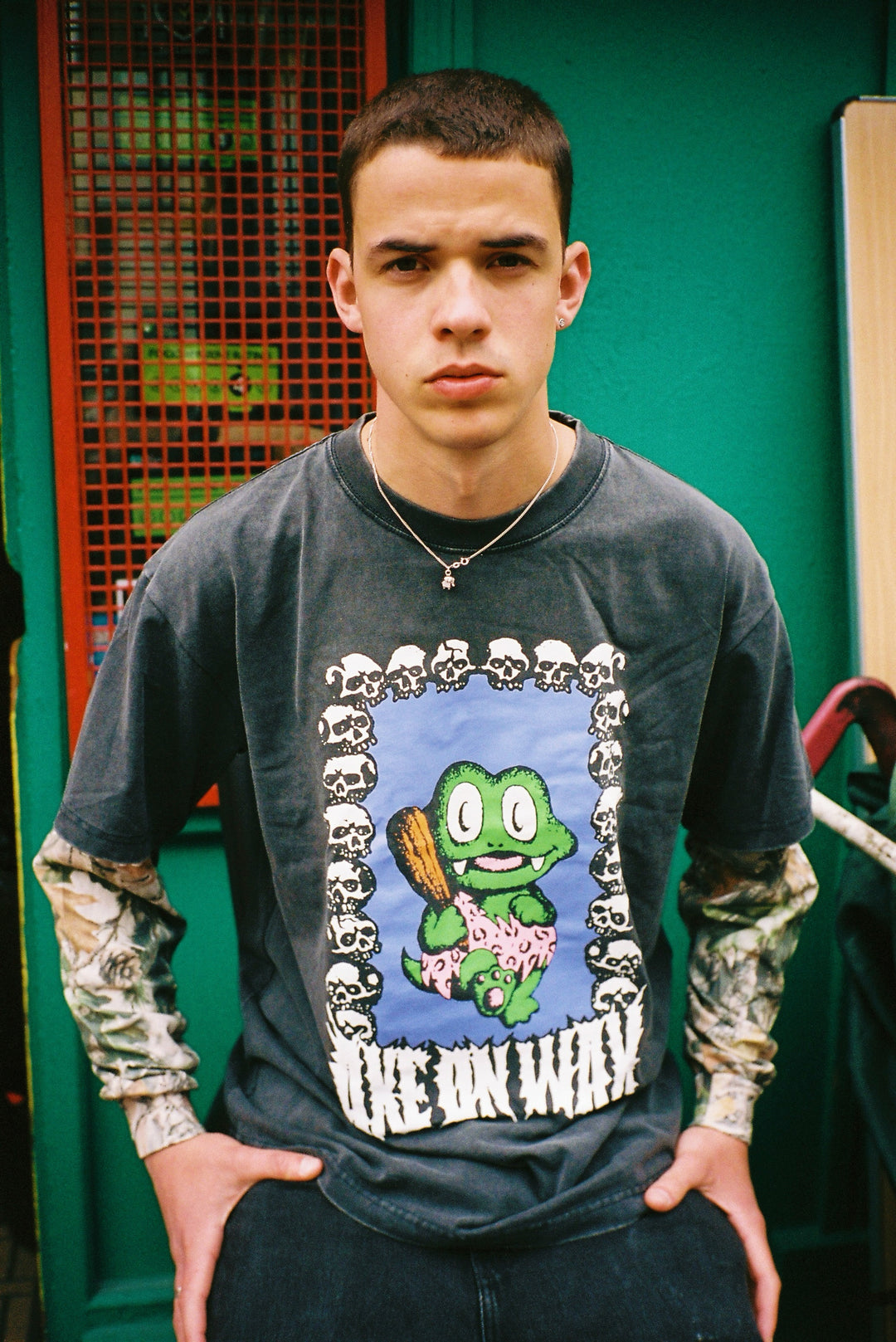 Caveaman Kev T-Shirt (2Fer Longsleeve)