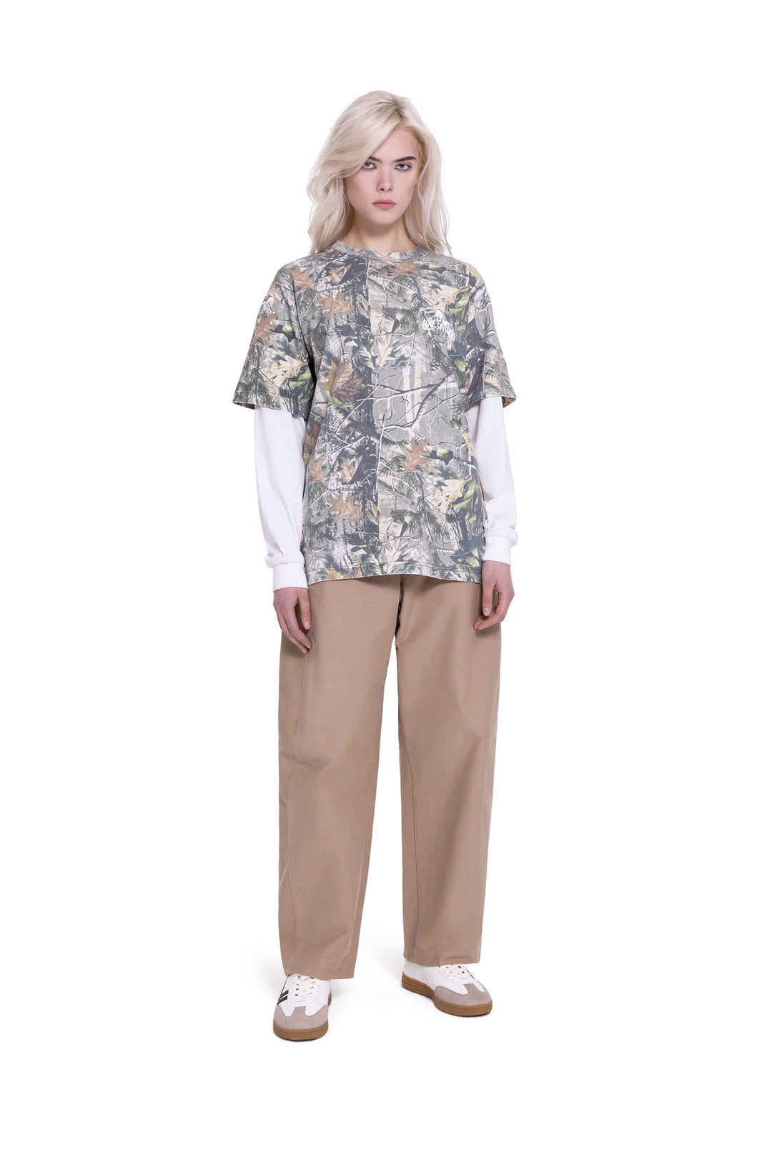 Pin-Up Long-sleeve T Shirt (Camo)