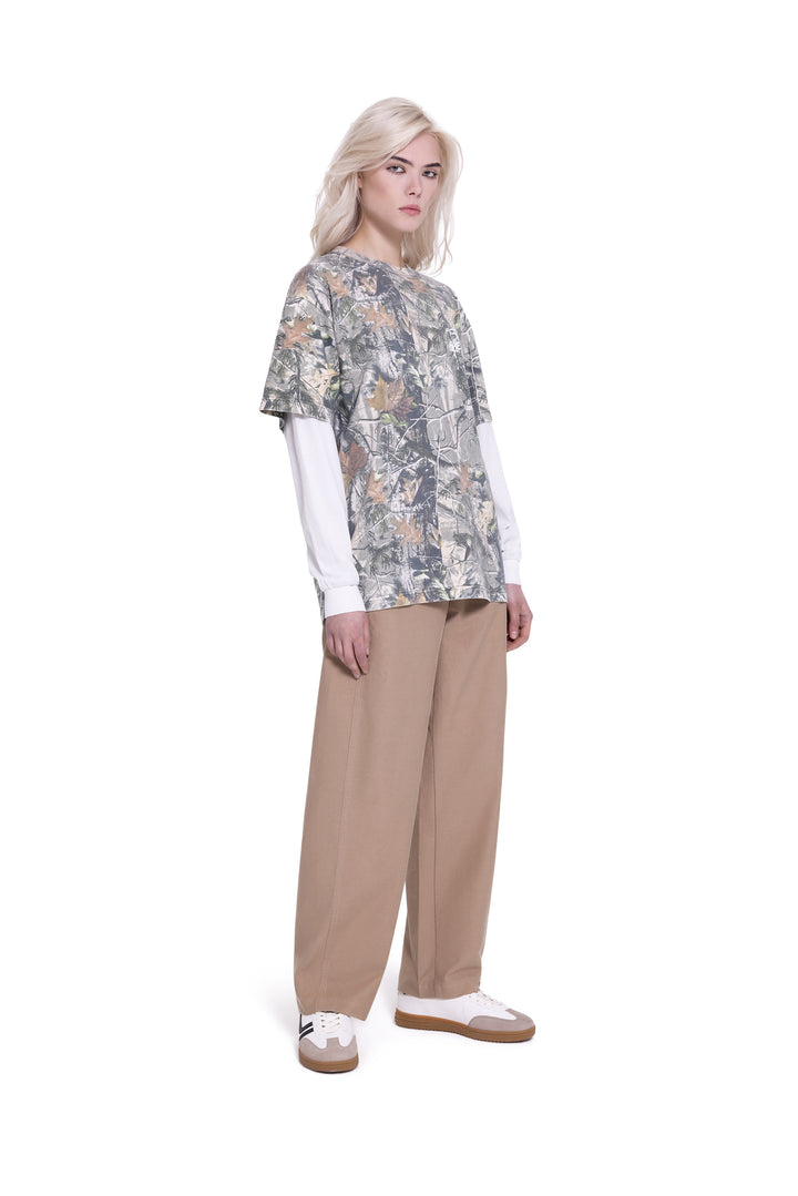 Pin-Up Long-sleeve T Shirt (Camo)