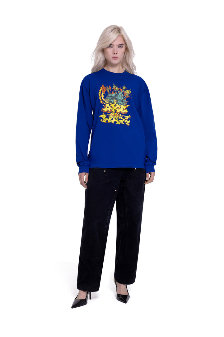 Medieval T Shirt  (Cobalt Blue)