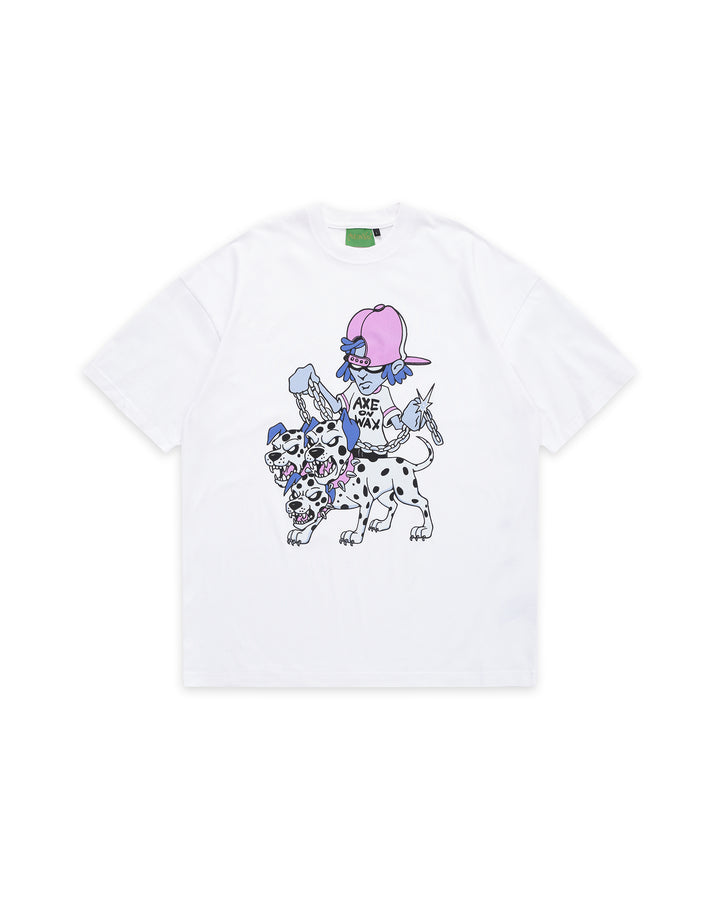 Three Heads No Brains Tee (White)