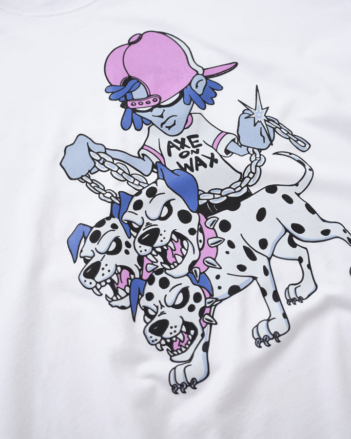 Three Heads No Brains Tee (White)